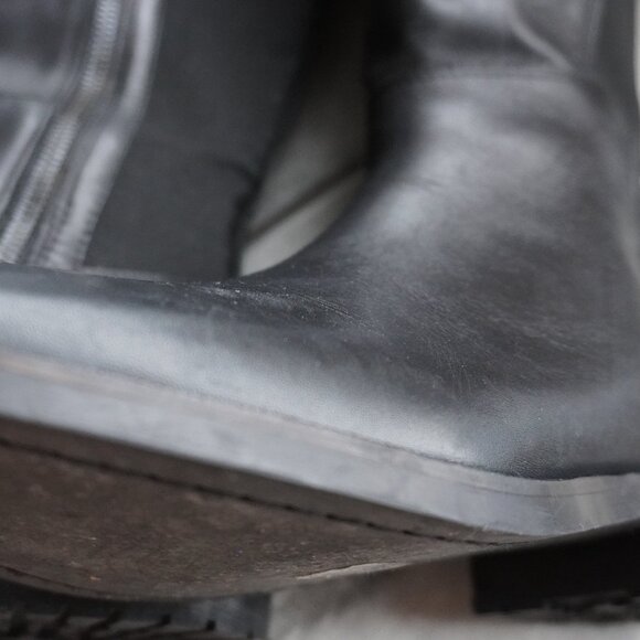 Tahari Black  Ankle Boots – Side Zip – Size 38 - Picture 2 of 14